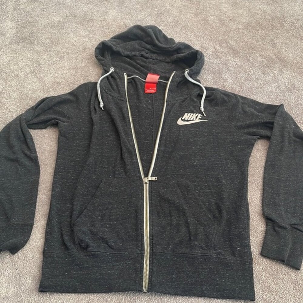 Dark grey heathered Nike hoodie